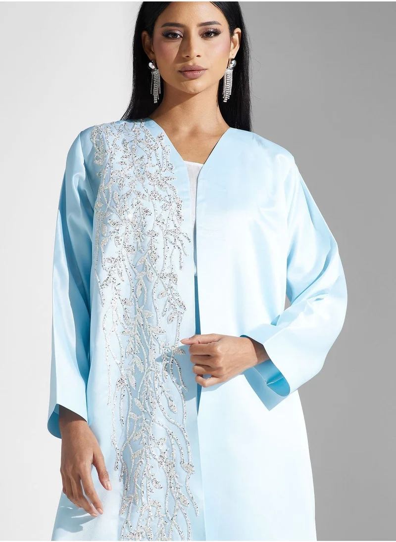 Meem by Mariyah Embroidered Abaya