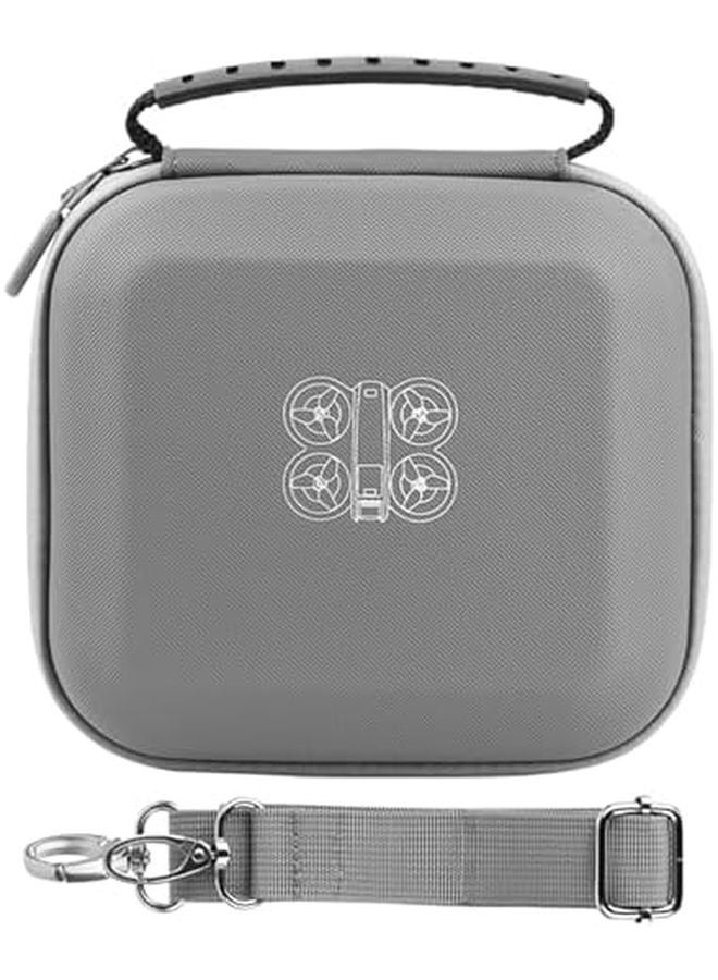 حقيبة الطائرة بدون طيار الرمادية الواقية بحزام كتف قابل للتعديل وبطانة قماش مخملية مقاومة للخدش - Image 4