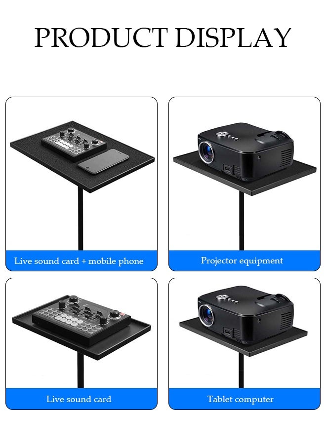 DUNISO Projector Tripod Stand，Laptop Floor Stand Adjustable Height 55 to 120cm，Multifunctional Projector Tripod Stand for Office Home Theater, Projector Stand for Outdoor Movies - Image 3