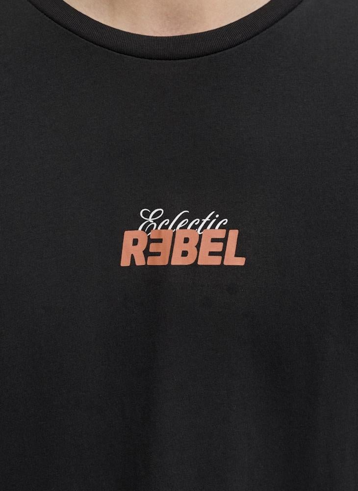 ج ج ريبل تيشيرت بجم قصير الأكمام بياقة دائرية - Image 3