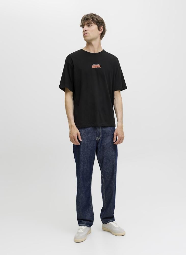 ج ج ريبل تيشيرت بجم قصير الأكمام بياقة دائرية - Image 5