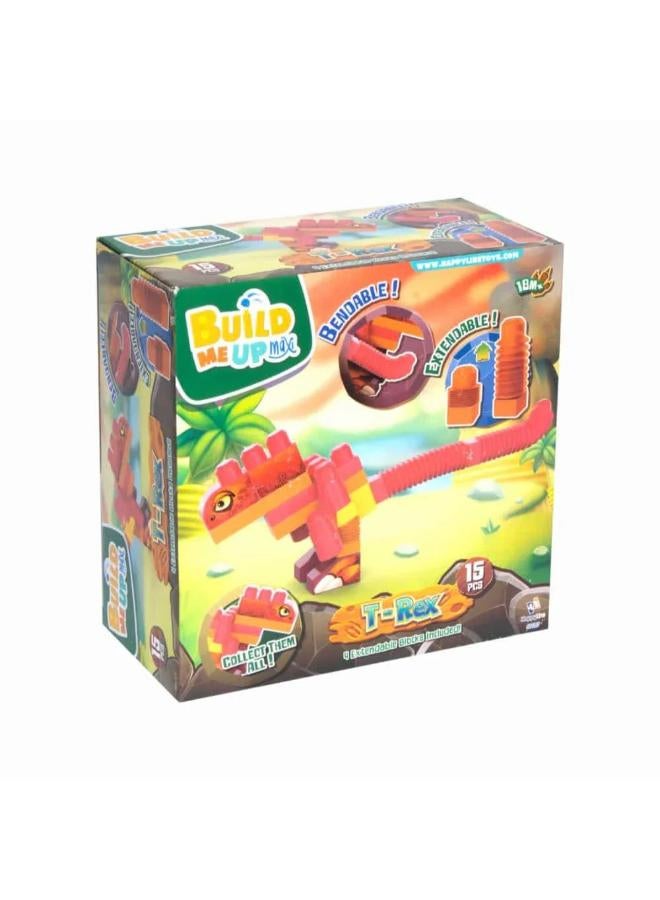 Happy Line Build Me Up T-Rex – 15 Pcs - Image 1