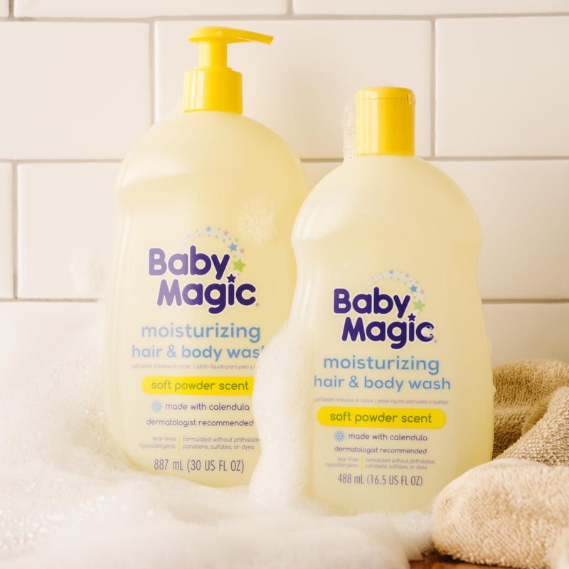 Baby Magic Moisturizing Hair & Body Wash, 16.5 Fl Oz - Image 4