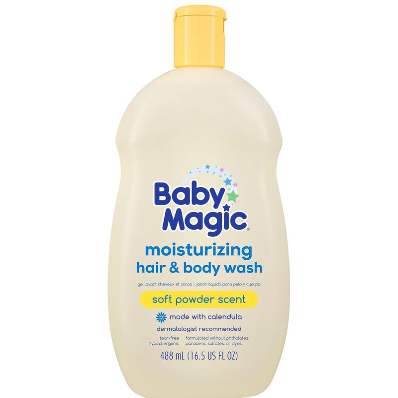 Baby Magic Moisturizing Hair & Body Wash, 16.5 Fl Oz - Image 1