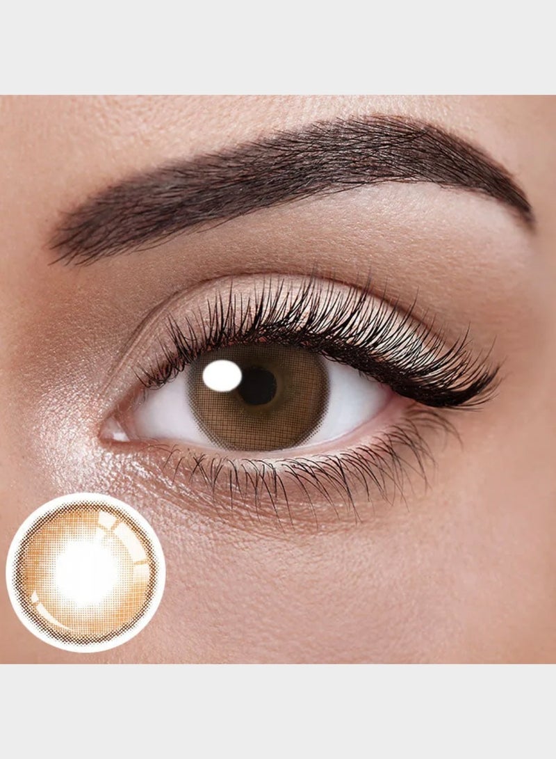 يونيبلينغ عدسات لاصقة ملونة زحل البني (سنوية) - Image 2