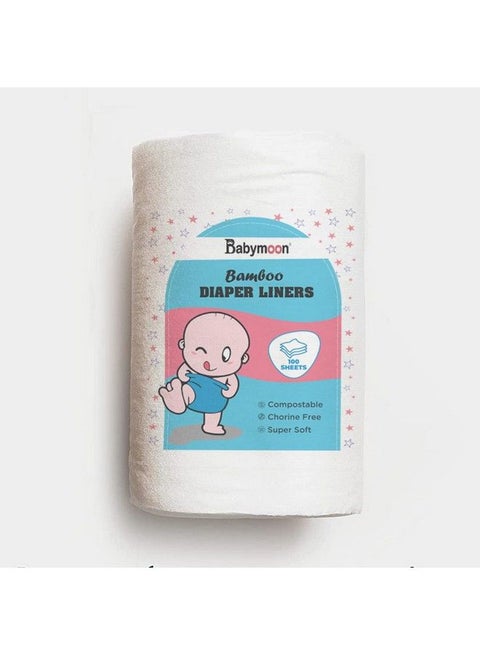 Disposable Flushable Diaper Liners ; Biodegradable Bamboo Nappy Diaper Liners Set Of 1