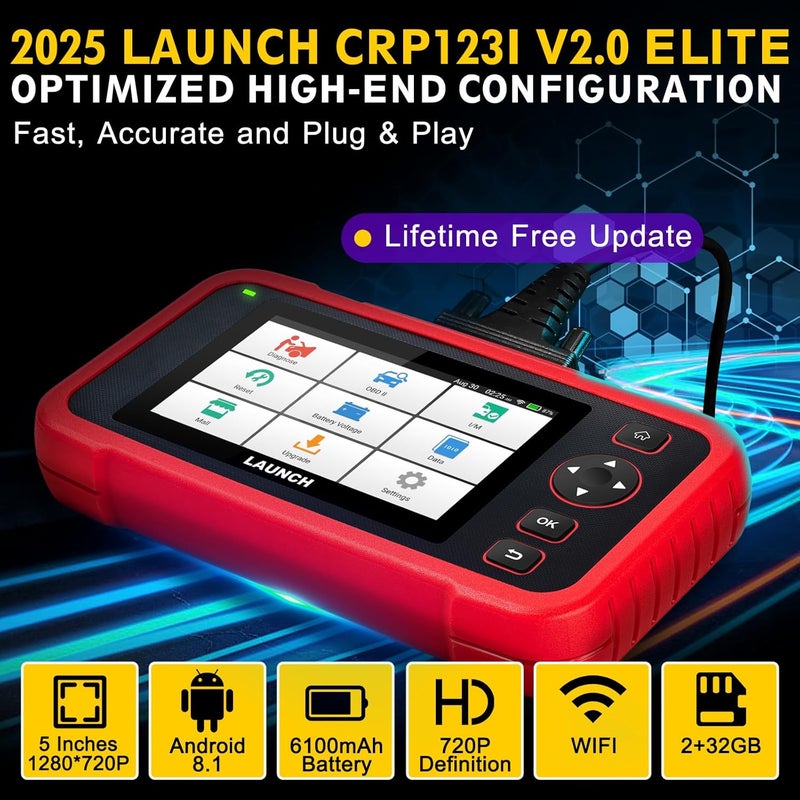 LAUNCH OBD2 Scanner CRP123I V2.0 Elite - Image 5