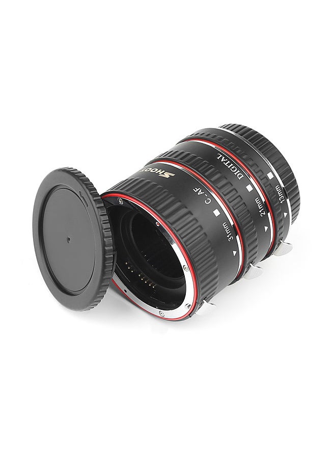 Auto Focus AF Macro Extension Tube Adapter Ring Set 13mm 21m 31mm Replacement for Canon EF/EF-S Lens Replacement
