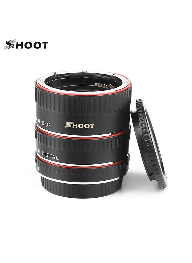 Auto Focus AF Macro Extension Tube Adapter Ring Set 13mm 21m 31mm Replacement for Canon EF/EF-S Lens Replacement
