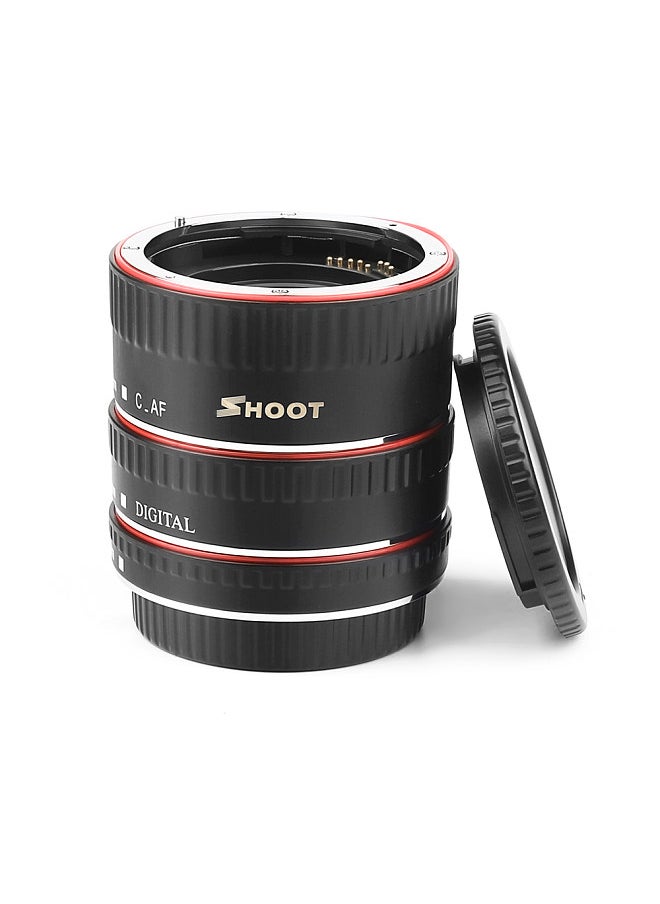 Auto Focus AF Macro Extension Tube Adapter Ring Set 13mm 21m 31mm Replacement for Canon EF/EF-S Lens Replacement