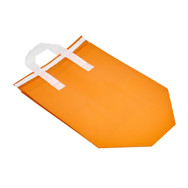 Restaurantware Insulated Delivery Bags 25 Count 10236 x 6693 x 11024 Inches Nonwoven Take Out Bags For Food With Sturdy Handles Orange Insulated Grocery Bags TamperEvident Foldable - Image 2