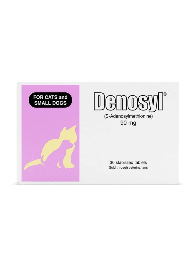 Nutramax Laboratories Nutramax Denosyl Liver and Brain Health Supplement for Small Dogs and Cats, With S-Adenosylmethionine (SAMe), 30 Tablets  - Image 1