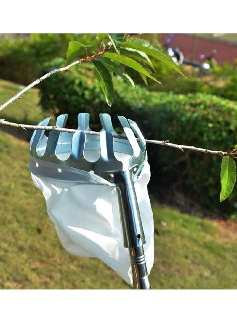 SYOSI Metal Fruit Picker Agricultural 16CM Head Harvest Basket Fruit Picking High Altitude Catcher for Getting Oranges Peach Pear  - Image 3
