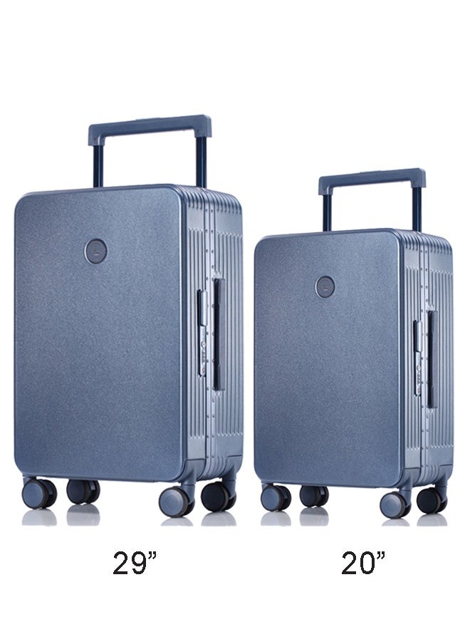 keke - Set of 2 Premium Expandable Aluminum Frame ABS & PC Suitcase 20 Inch And 29 Inch - Image 1