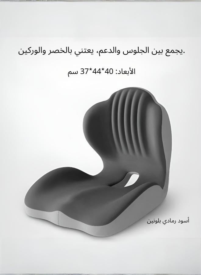 Upgraded Shell Lumbar Support Cushion for Office, Car & Long Sitting - Image 2