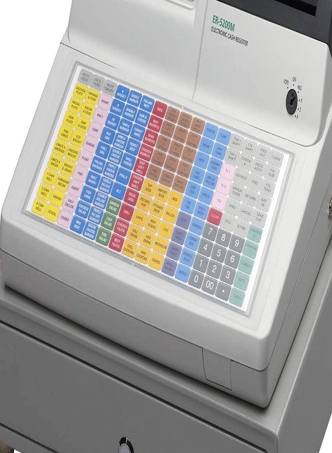 HK SYSTEMS SAM4s SPS 520, SPS 530 ER 5200M, ER 5200, Flat Cash Register Keyboard Cover Overlay Silicone Wet Cover - 1 Piece - Image 4