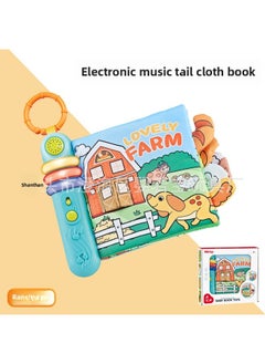Generic Music Cloth Book Puzzle Multi-function Book Page With Electronic Early Education Baby Enlightenment Cognitive Ability Toy-Color:Pasture  - Image 1