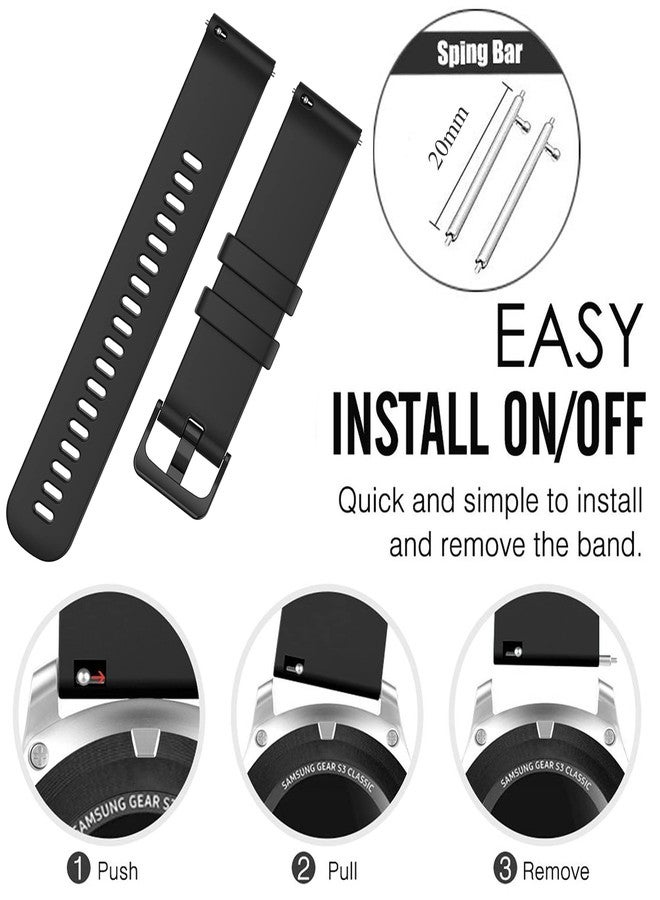 QGHXO Band for Garmin Approach S40 S42 S12, 20mm Quick Release Band Replacement for Garmin Approach S50 S44 (No Tracker, Replacement Bands Only) - Image 5