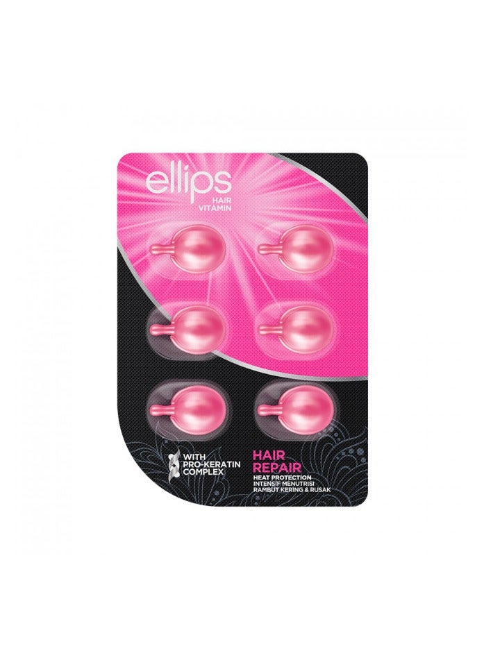 أليبس فيتامين محسن للشعر وحماية من الحرارة مع الكيراتين لتغذية مكثفة للشعر وحماية الشعر المتضرر 50 كبسولة - Image 3