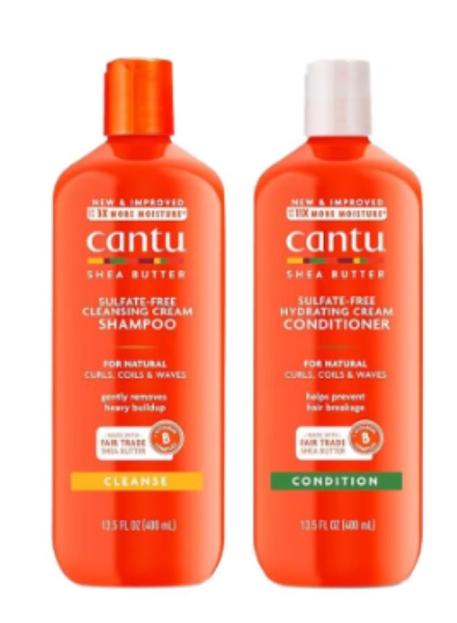 CANTO Shea Butter Combo Shampoo And Conditioner Pack Of 2