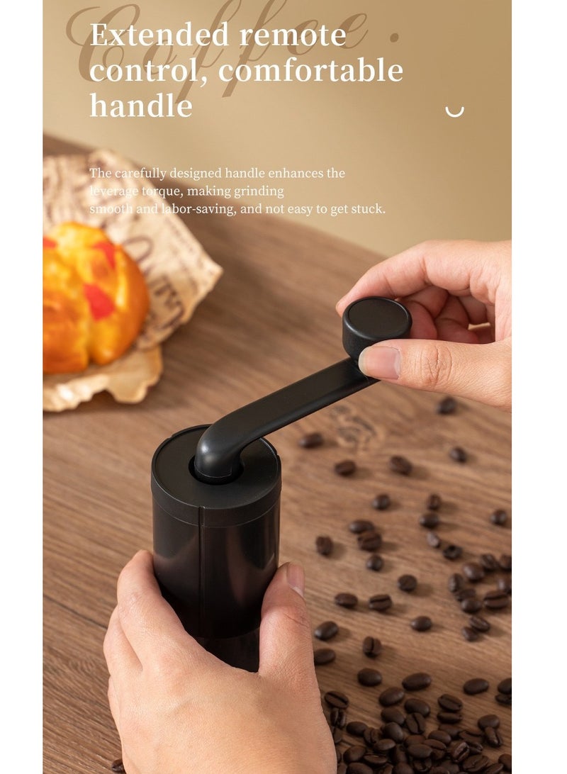 Manual Small Conical Burr Coffee Grinder, Ceramic Mill, Hand Crank,Portable,Perfect for Espresso maker at home,Travel,Camping,Internal Adjustable Setting - Image 5