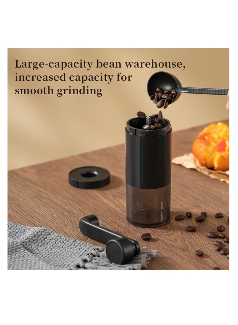 Manual Small Conical Burr Coffee Grinder, Ceramic Mill, Hand Crank,Portable,Perfect for Espresso maker at home,Travel,Camping,Internal Adjustable Setting - Image 3