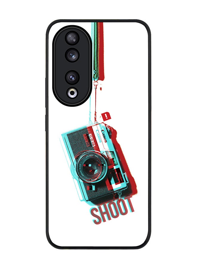 Stylizedd Rugged Black edge case for Honor 90 5G, Slim fit Soft Case Flexible Rubber Edges Anti Drop TPU Gel Thin Cover -  Shoot - Image 1