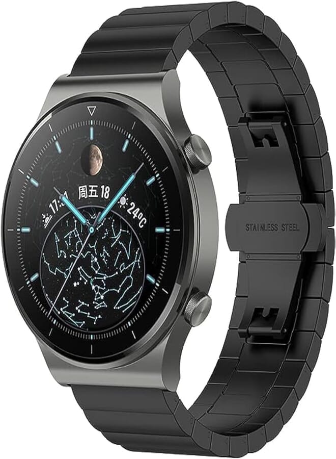 Next store Stainless Steel Watch Band Compatible with Huawei Watch GT2 Pro 22mm Replacement Strap for Huawei Watch GT3 46mm / Watch 3 Pro/Watch GT3 Pro