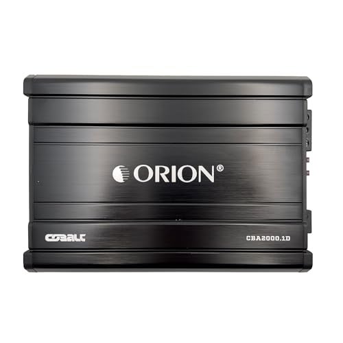 Orion Cobalt CBA2000.1D Monoblock 1-Channel Class D Amplifier for Car Subwoofer, 2000W, 2/4 Ohm Stable, Adjustable Low Pass & Subsonic Filter with Bass Boost, MOSFET Power Supply, Bass Knob Included - Image 2