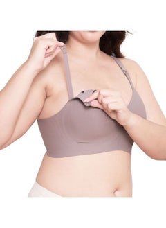 SEEDNUR SEEDNUR Classic Ultra Soft Seamless, Smooth and Wireless Women Nursing Bra Push Up Feeding Jelly Strip Technology, versatile for every occasion Pregnancy and Breastfeeding  - Image 1
