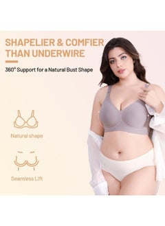 SEEDNUR SEEDNUR Classic Ultra Soft Seamless, Smooth and Wireless Women Nursing Bra Push Up Feeding Jelly Strip Technology, versatile for every occasion Pregnancy and Breastfeeding  - Image 3