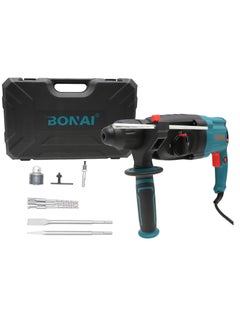 BONAI Electric Rotary Hammer with Drill Attachments for concrete bricks stone as well as for light chiseling work 2200w Concrete 26mm  - Image 5