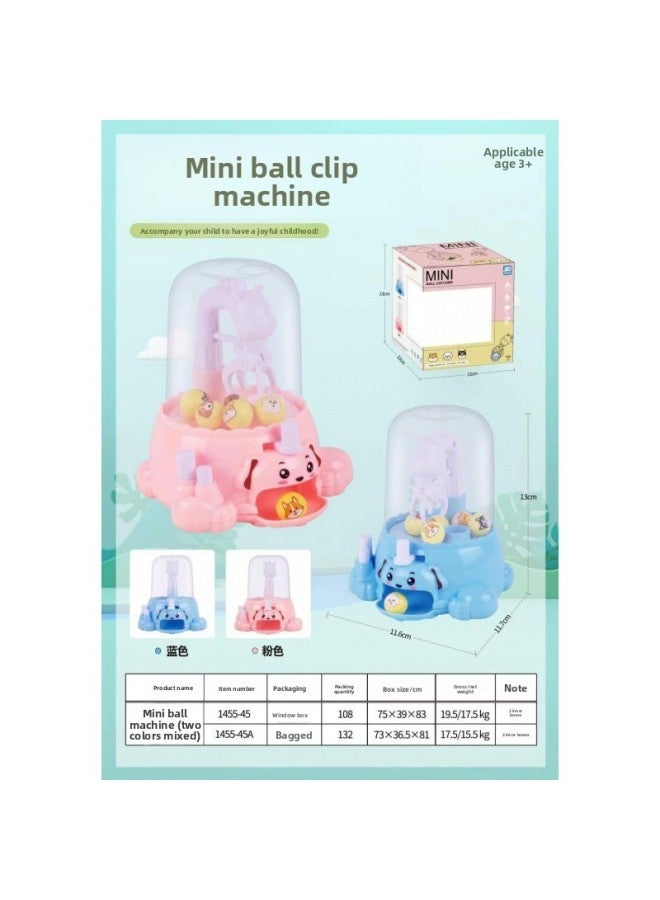 Children's Doll Grasping Machine Small Household Doll Clamping Machine Toy Egg Twisting Candy Machine Scratch Music Boys And Girls Gift