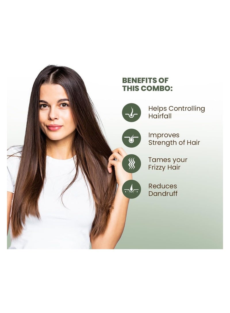 Rey Naturals Rey Naturals Complete Hair Care Kit-Castor Oil + Coconut Oil + Almond Oil + Rosemary Oil + Tea tree Oil Combo - Image 3