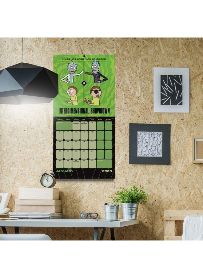 null - Official Rick And Morty Square Calendar 2025 - Image 1