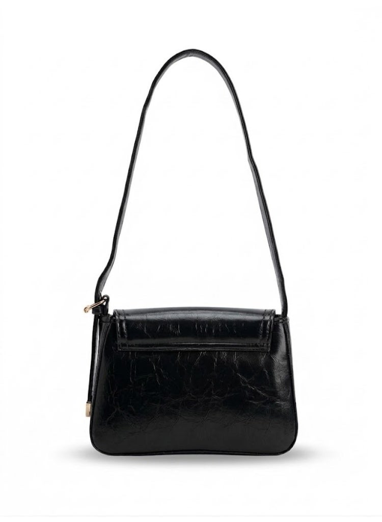 لايف ستيلاش  حقيبة كتف جلد انيقة - اسود - ZC-10 - Image 2