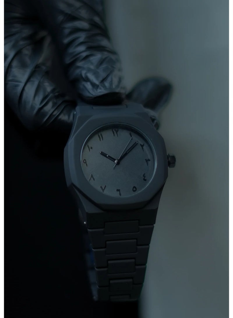 AURA Minimalist Black Analog Aura Watch with Bold Arabic Numerals – Pack of 3 for AED 99 | Ultra-Thin Lightweight Design, Water-Resistant, Genuine Leather Strap, Unisex for Men & Women, Perfect Matching Set for Couples, Friends & Gift Box Included - Image 3