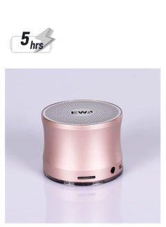 EWA EWA 109PRO Bluetooth Speaker Portable Metal HIFI Speakers Т𝖶Ѕ Wireless Music Player Strong Sound Card Play Speaker (Gold)  - Image 1