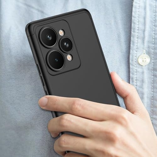 Kapa Double Dip Full 360 Protection Back Case Cover for Realme 15 Pro 5G (Black) - Image 5