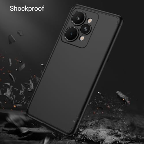 Kapa Double Dip Full 360 Protection Back Case Cover for Realme 15 Pro 5G (Black) - Image 2