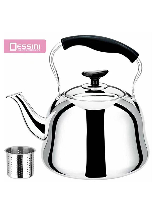DESSINI Dessini Stainless Steel Tea Kettle With Strainler 2L  - Image 1
