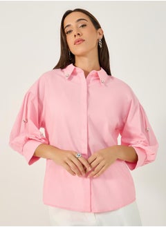 Embellished Spread Collar Balloon Sleeve Shirt - pzsku/Z51CE067F48A2889FE9E1Z/45/_/1740664446/38c5625c-a32c-4659-a459-e9b7e60c976e