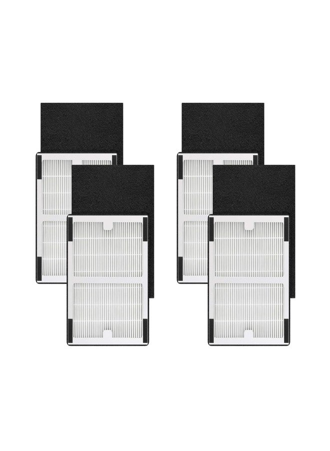 نيسبيرا مجموعة فلاتر الكربون HEPA البديلة Nispira IAF-H-100B متوافقة مع أجهزة تنقية الهواء Idylis B AC-2125، AC-2126، IAP-10-125، IAP-10-050، IAP-10-150، 4 مجموعات - Image 1