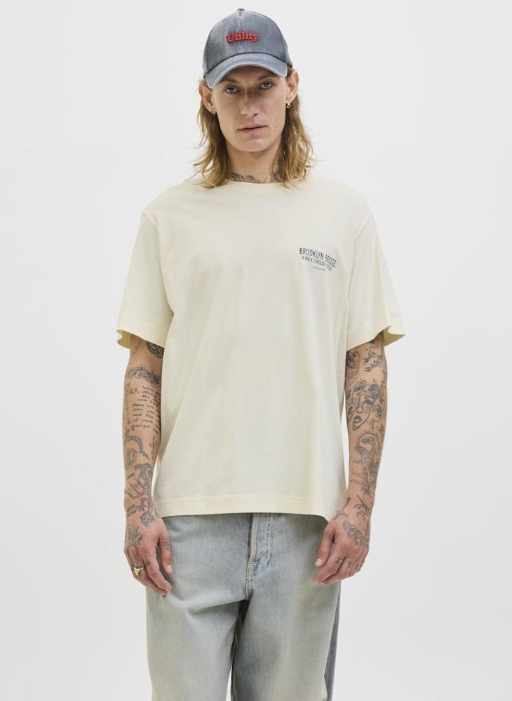 JACK & JONES Printed Crew Neck T-Shirt - Image 2