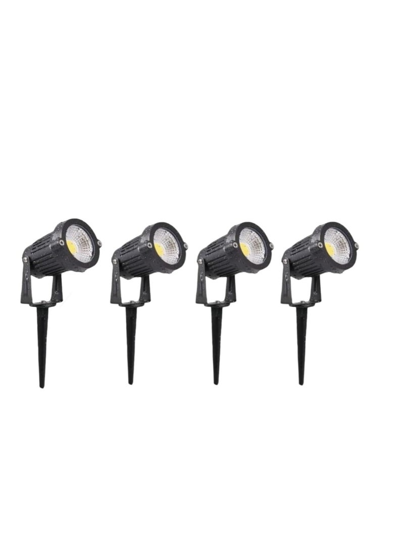 "4-Pack Outdoor Waterproof LED Spotlights – Landscape Lighting for Yard, Garden, Pathway, Patio – Adjustable, Energy-Efficient, Durable, All-Weather, IP65 Rated Landscape Flood Lights" - Image 1