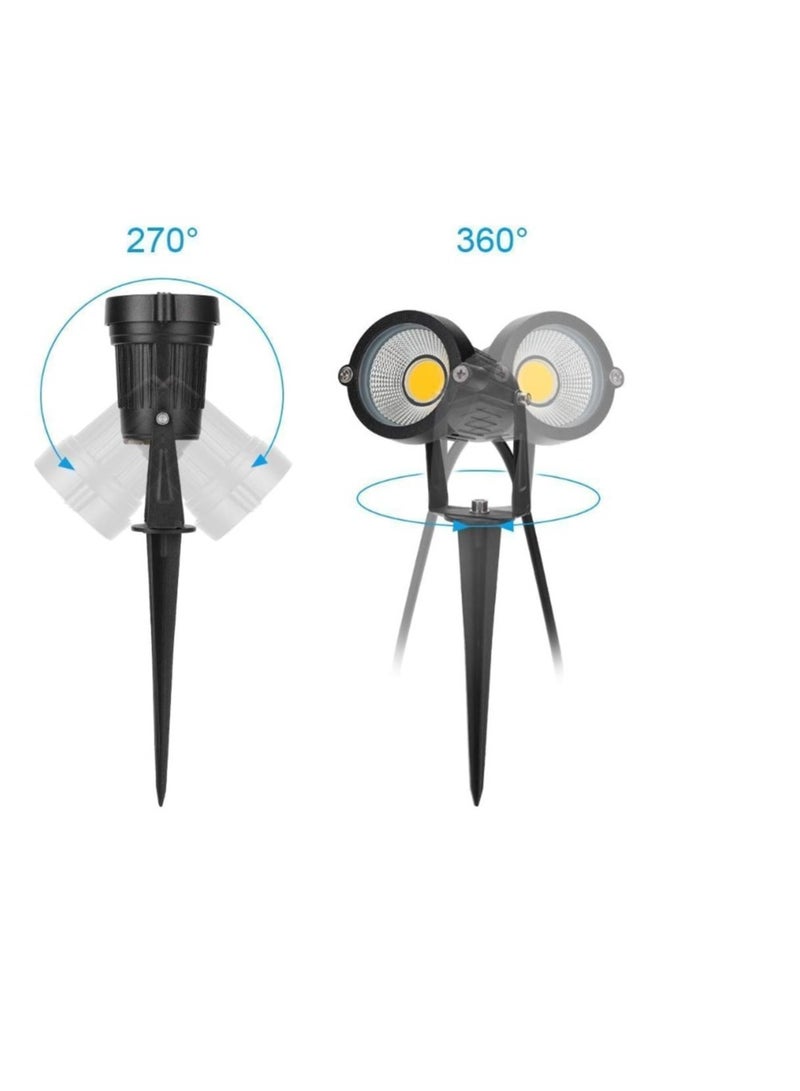 "4-Pack Outdoor Waterproof LED Spotlights – Landscape Lighting for Yard, Garden, Pathway, Patio – Adjustable, Energy-Efficient, Durable, All-Weather, IP65 Rated Landscape Flood Lights" - Image 2