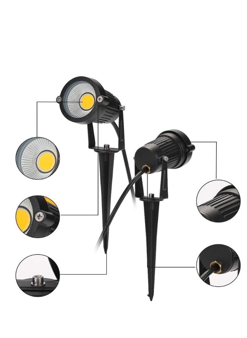 "4-Pack Outdoor Waterproof LED Spotlights – Landscape Lighting for Yard, Garden, Pathway, Patio – Adjustable, Energy-Efficient, Durable, All-Weather, IP65 Rated Landscape Flood Lights" - Image 3