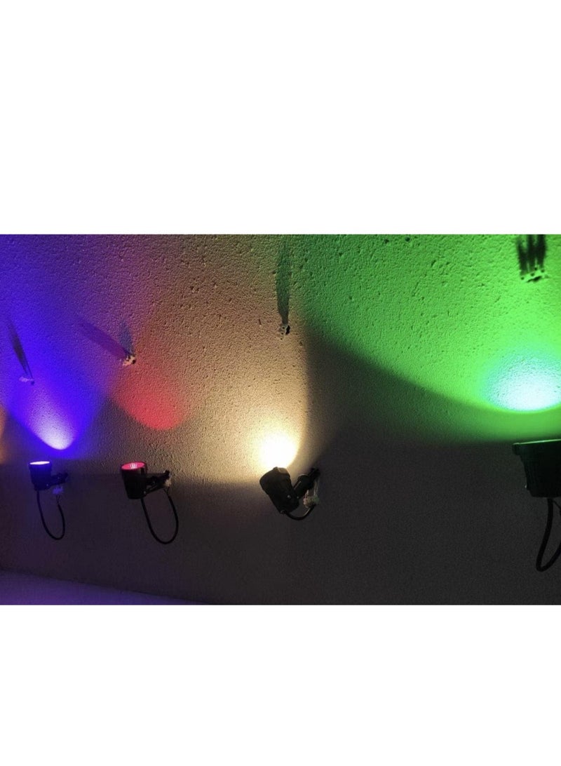 "4-Pack Outdoor Waterproof LED Spotlights – Landscape Lighting for Yard, Garden, Pathway, Patio – Adjustable, Energy-Efficient, Durable, All-Weather, IP65 Rated Landscape Flood Lights" - Image 4