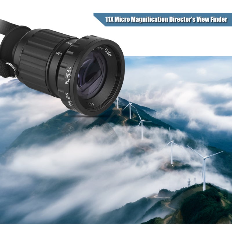 Director's View Finder 11:1 Zoom Range Adjustable Scene Composition - Lightweight Portable Aluminum Alloy Viewfinder for Professional Film Photography - Image 3