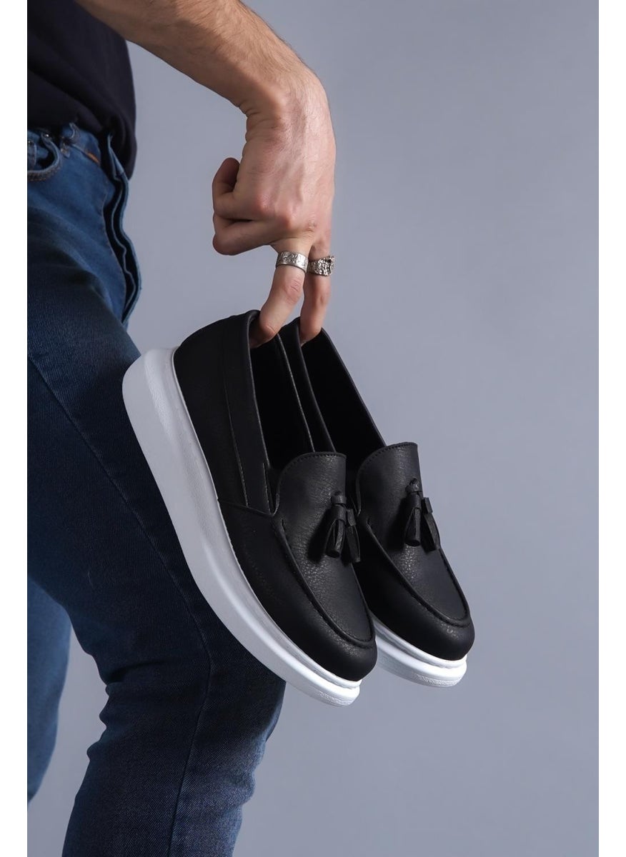 KnACK Daily Sports Classic Shoes 818 Black (White Sole)  - Image 1